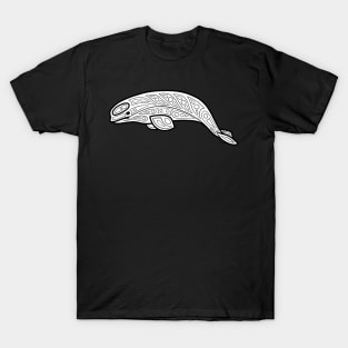 Native Inspired Beluga Whale T-Shirt